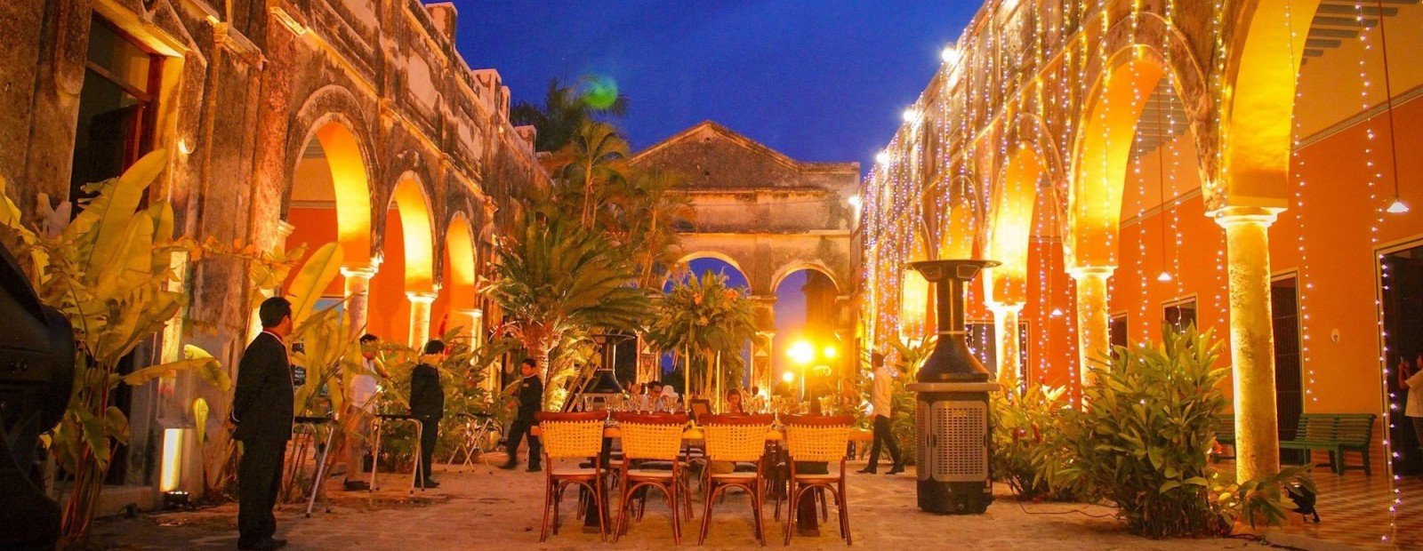 Vista del venue Hacienda Yaxcopoil en Yucatán