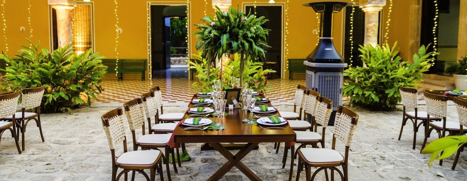 Áreas de celebración en Hacienda Yaxcopoil, Yucatán, Yucatán