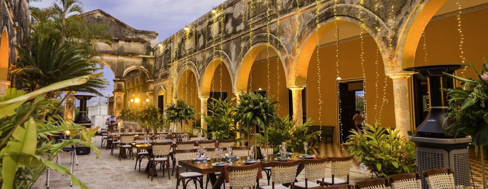 Detalle arquitectónico de Hacienda Yaxcopoil — Yucatán