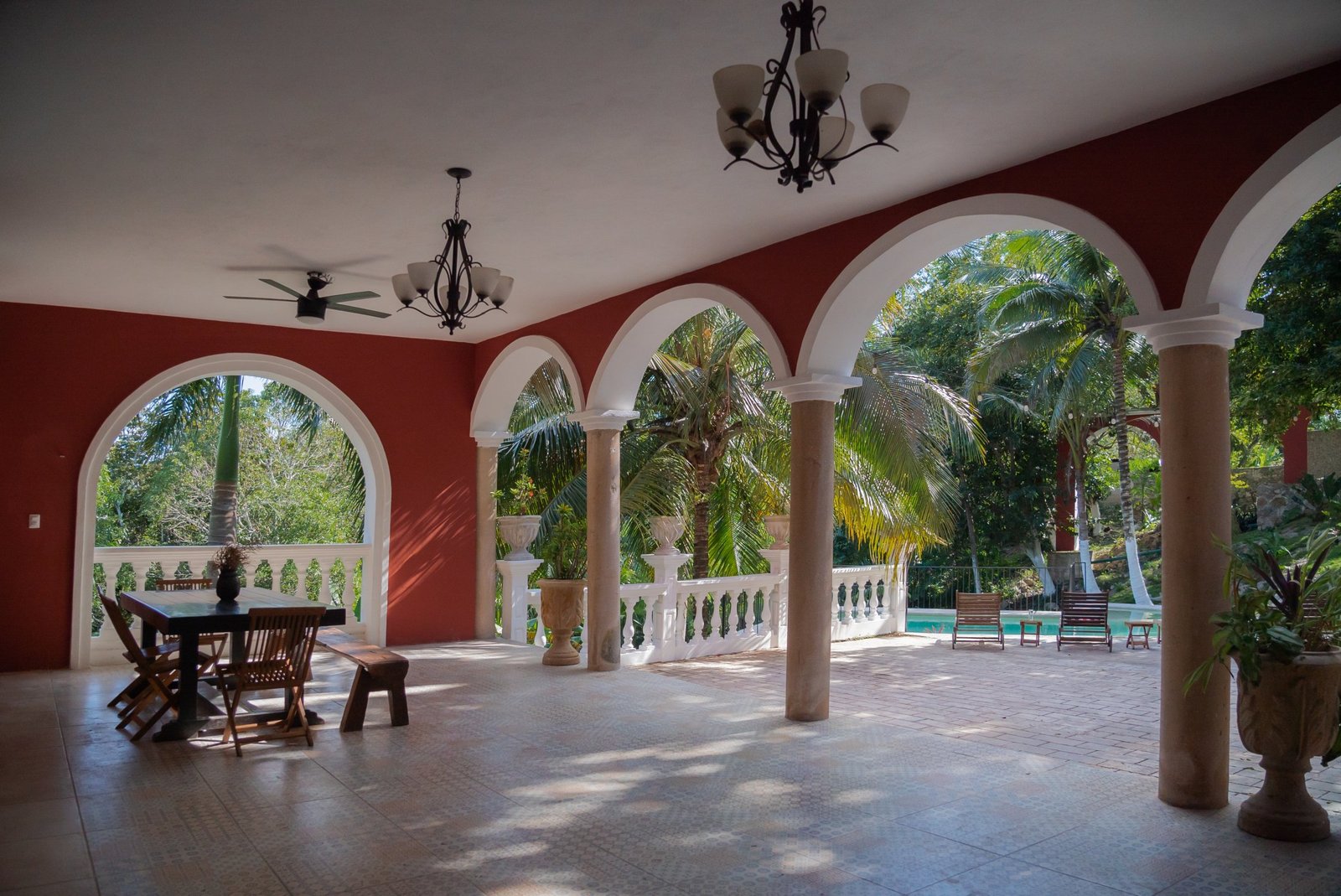 Vista del venue Hacienda Beek en Chichimilá