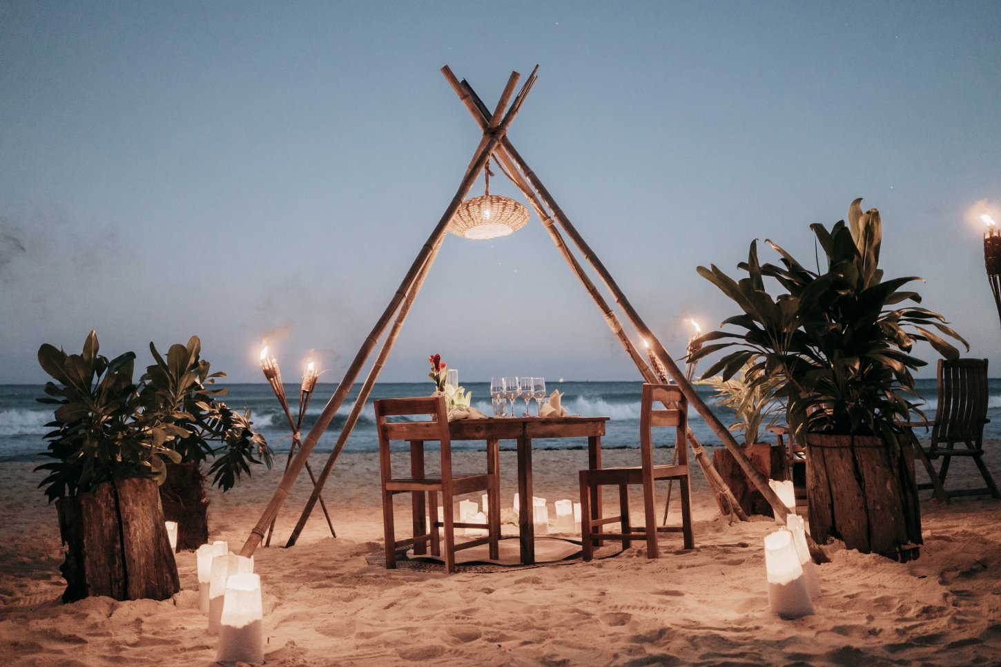Vista del venue Petit Laffite Beach Front Hotel & Bungalows en Playa del Carmen
