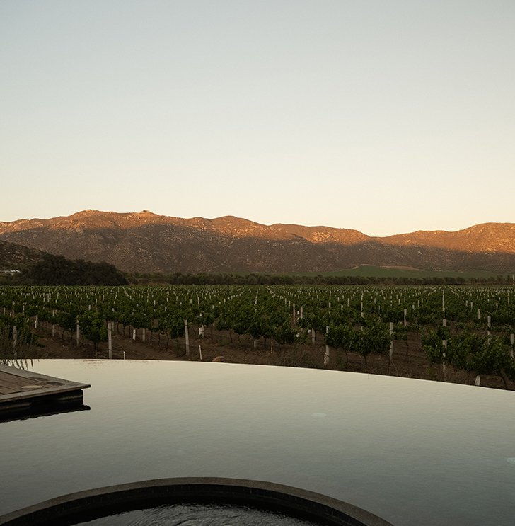 Áreas de celebración en Bruma, Valle de Guadalupe, Baja California