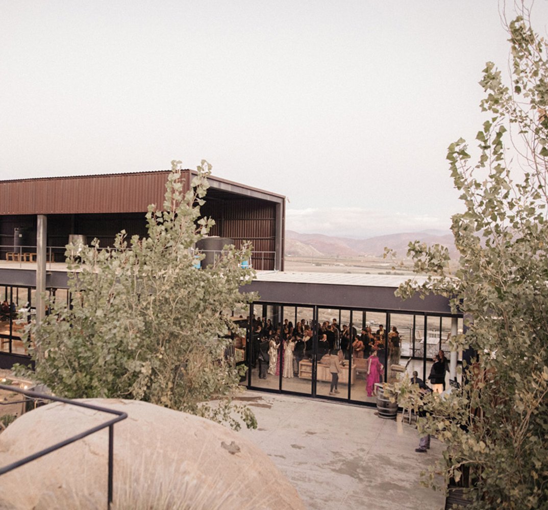 Áreas de celebración en Encuentro Guadalupe, Valle de Guadalupe, Baja California