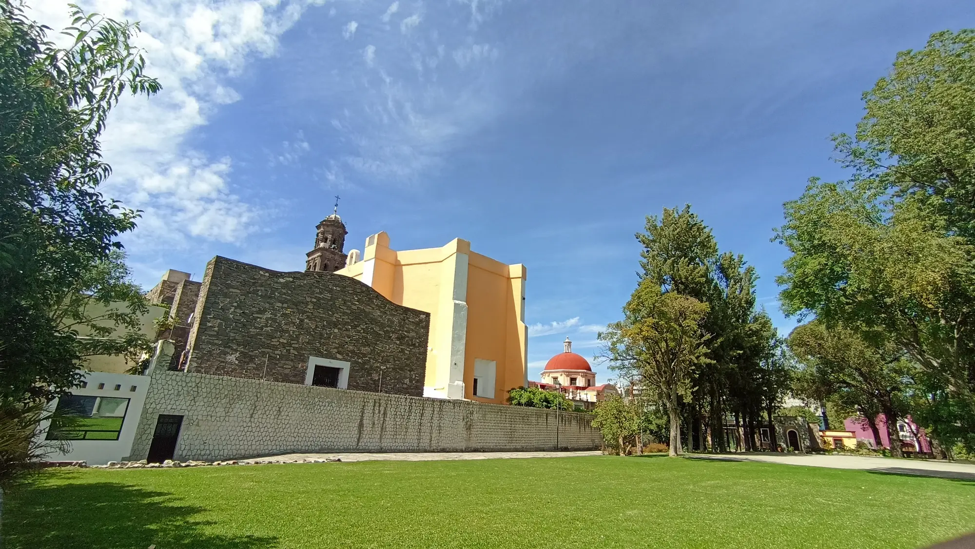 Detalle arquitectónico de Banyan Tree Puebla — Puebla