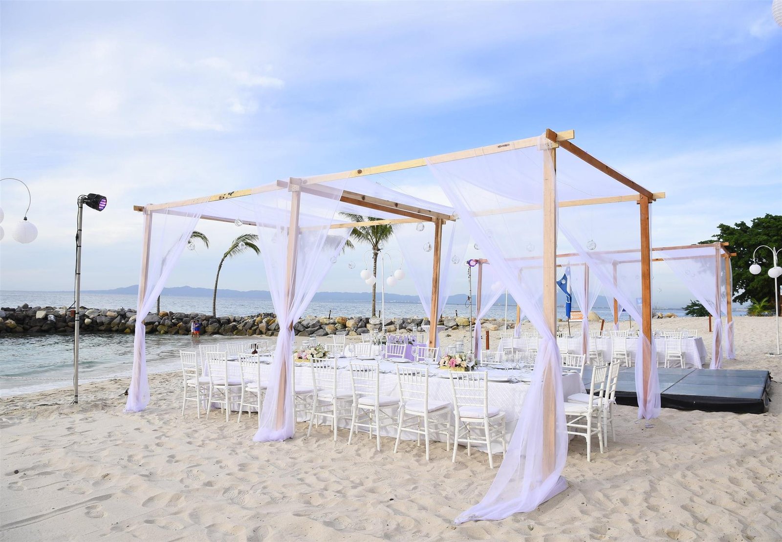 Áreas de celebración en Hotel Mousai, Puerto Vallarta, Jalisco
