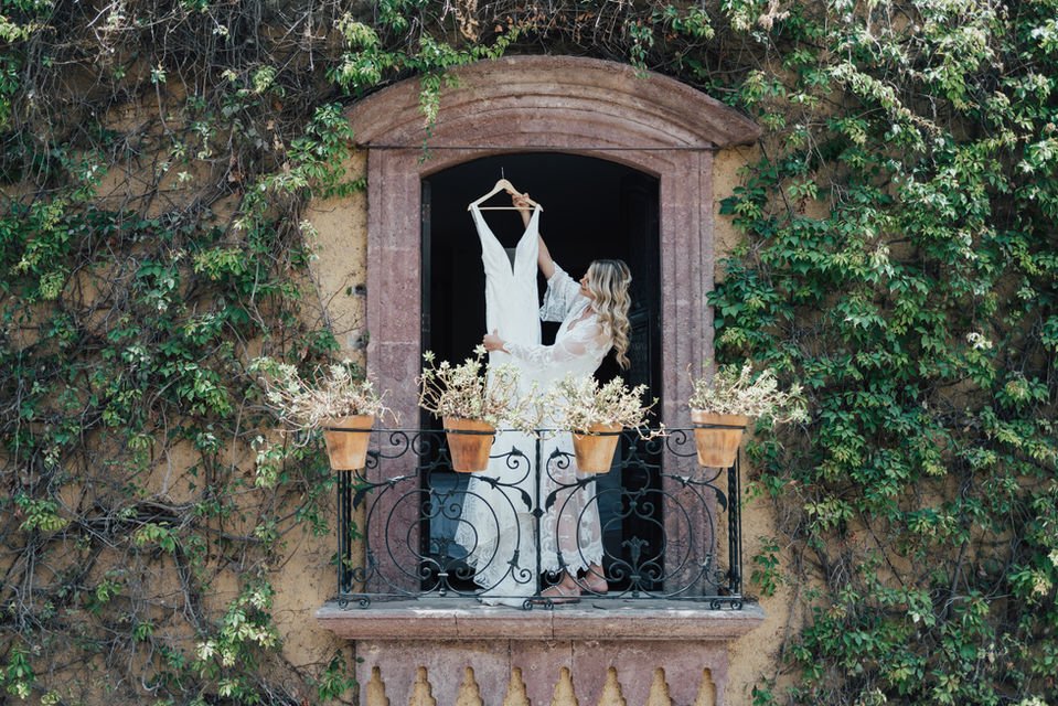 Detalle arquitectónico de Casa Chorro — San Miguel de Allende
