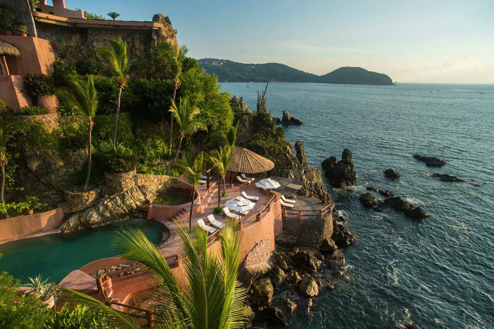 Vista del venue La Casa Que Canta en Zihuatanejo