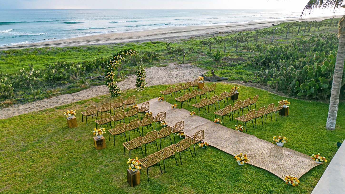 Vista del venue Niku House en Puerto Escondido
