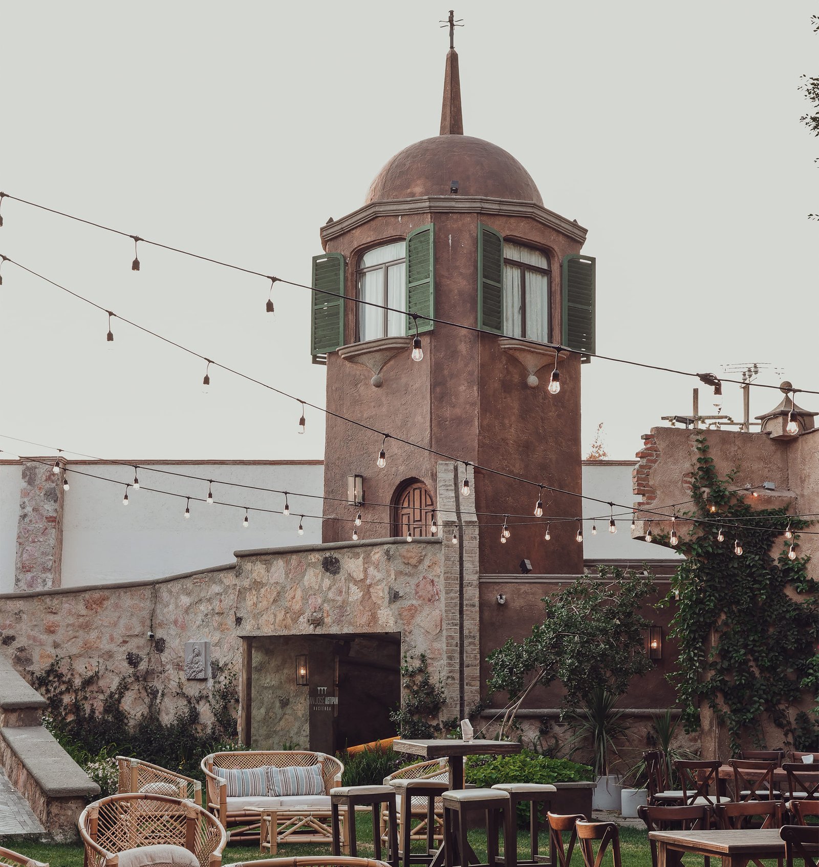 Detalle arquitectónico de Hacienda San José Actipan — Puebla