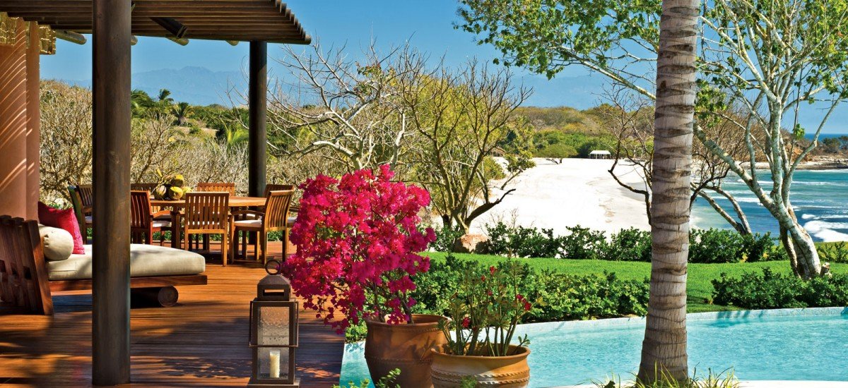 Áreas de celebración en Casa Tres Soles, Punta Mita, Nayarit