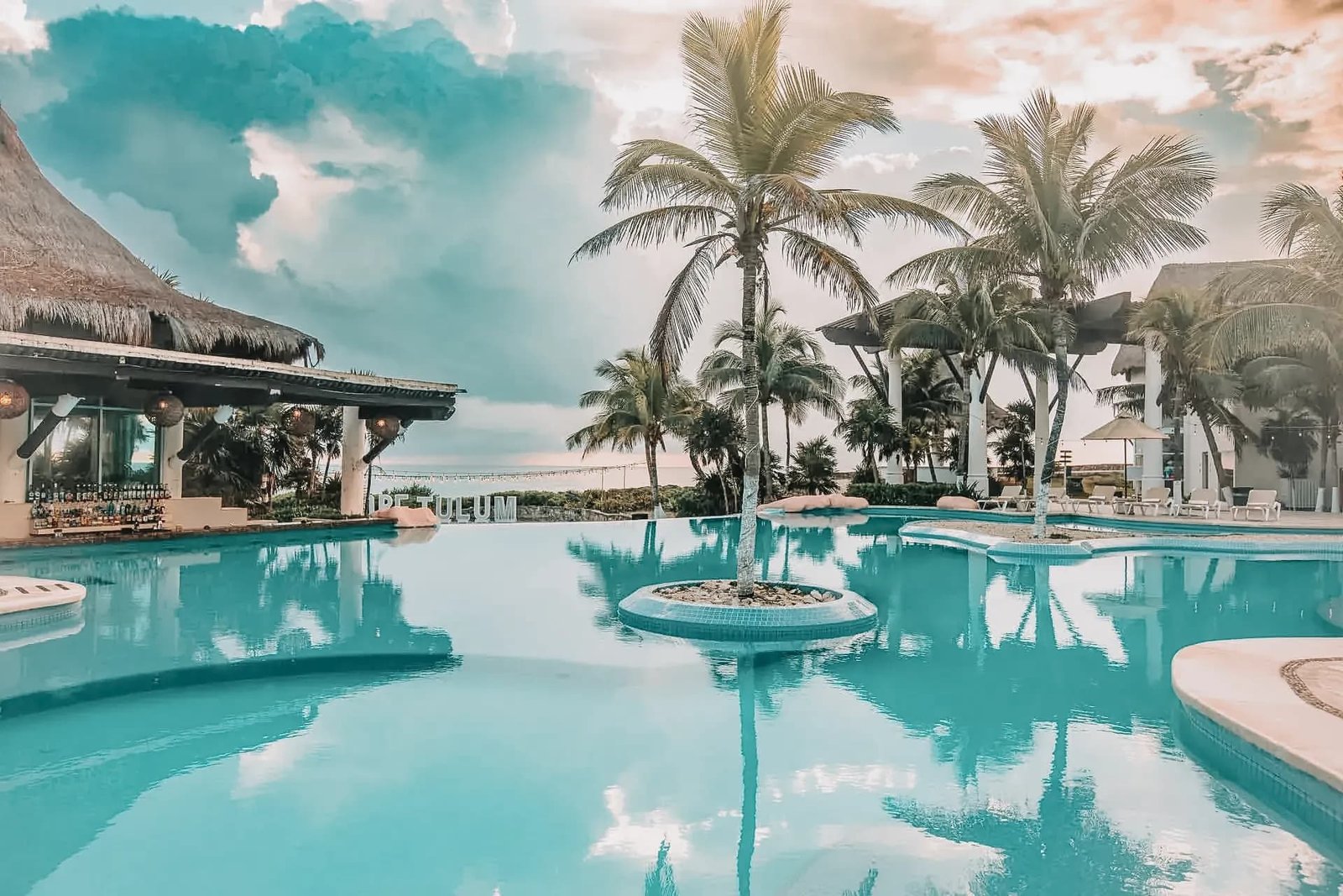 Detalle arquitectónico de Kore Tulum Retreat — Tulum