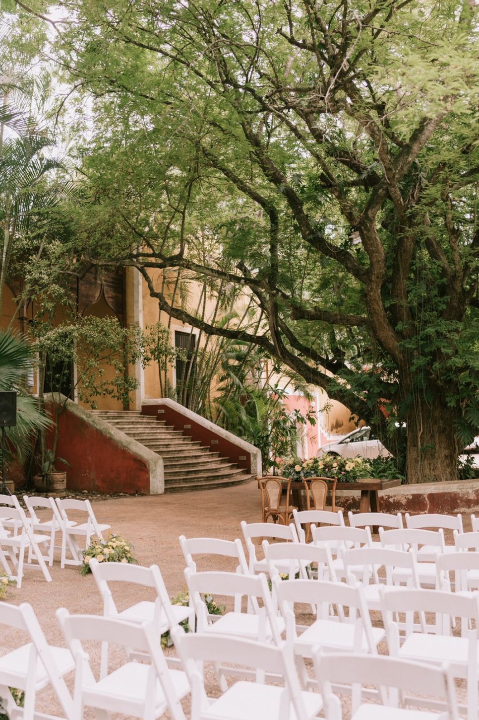 Áreas de celebración en Hacienda Chuntuac, Molas, Yucatán